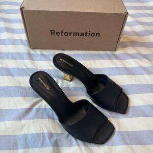 NWT Reformation Gerri Heeled Sandal SIZE 8.5